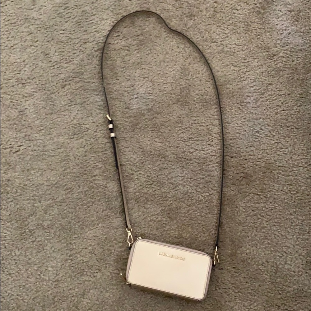 Michael Kora Champagne Gold Small Wallet Crossbody